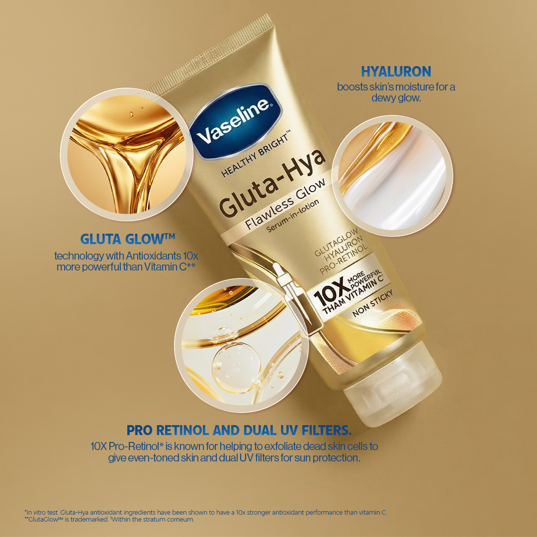Vaseline - Gluta Hya Flawless Glow Serum - 70ml Korean skincare Pakistan