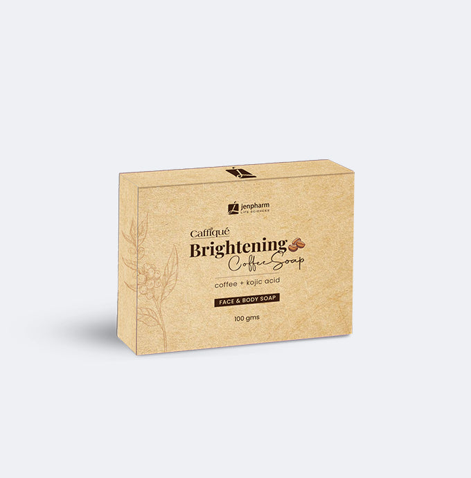 Jenpharm - Brightening Coffee Soap front packaging