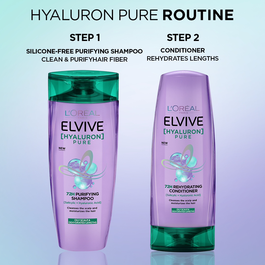 L'Oreal Paris Elvive Hyaluron Pure Shampoo 175Ml suitable skin types