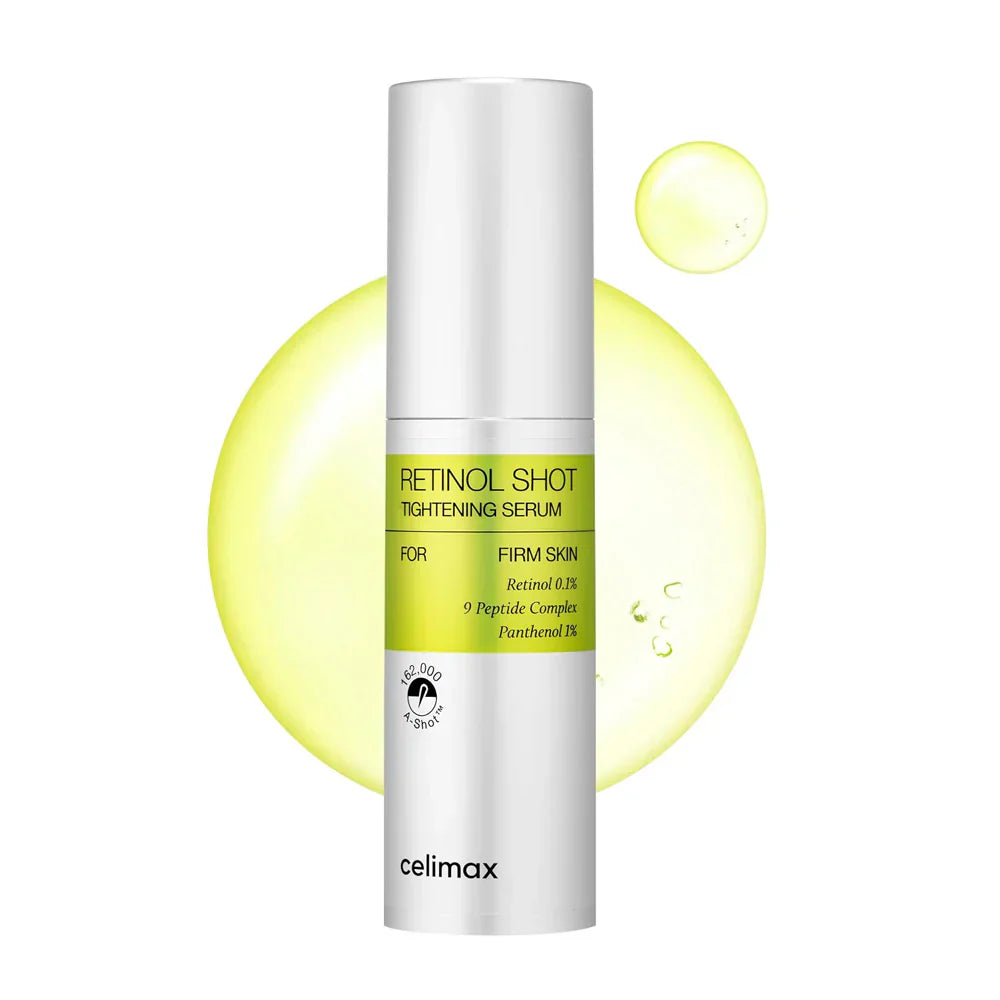 Celimax Retinol Shot Tightening Serum 30ml jar close up