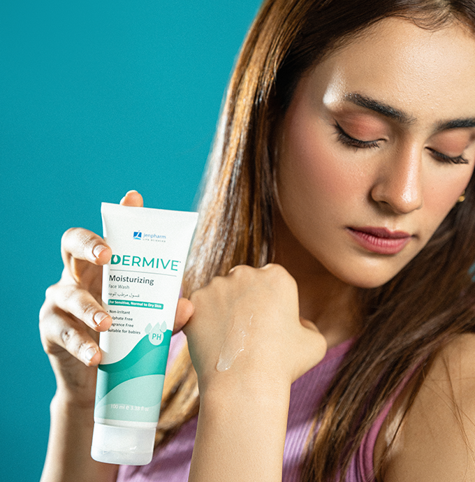 Jenpharm Dermive Face & Body Wash 100Ml ingredients label