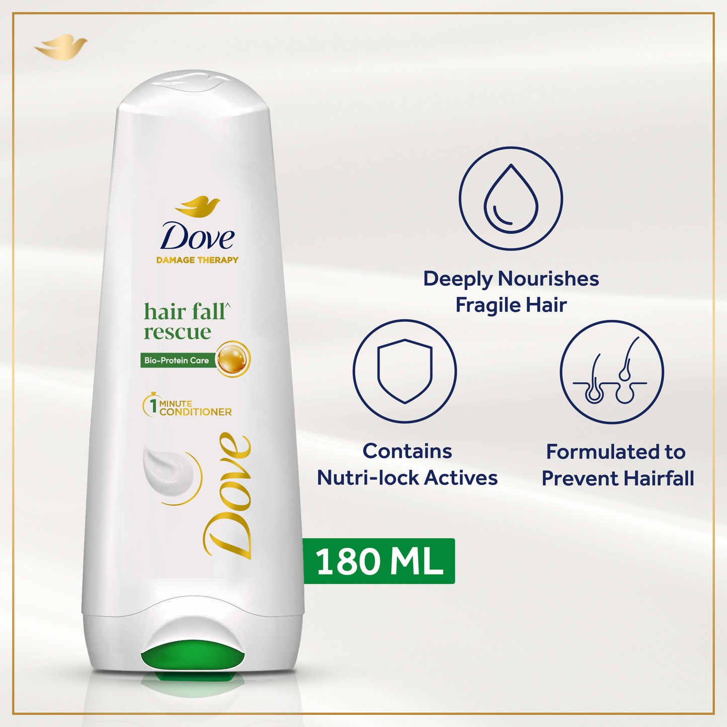 Dove - Hairfall Rescue Conditioner - 180ml front packaging