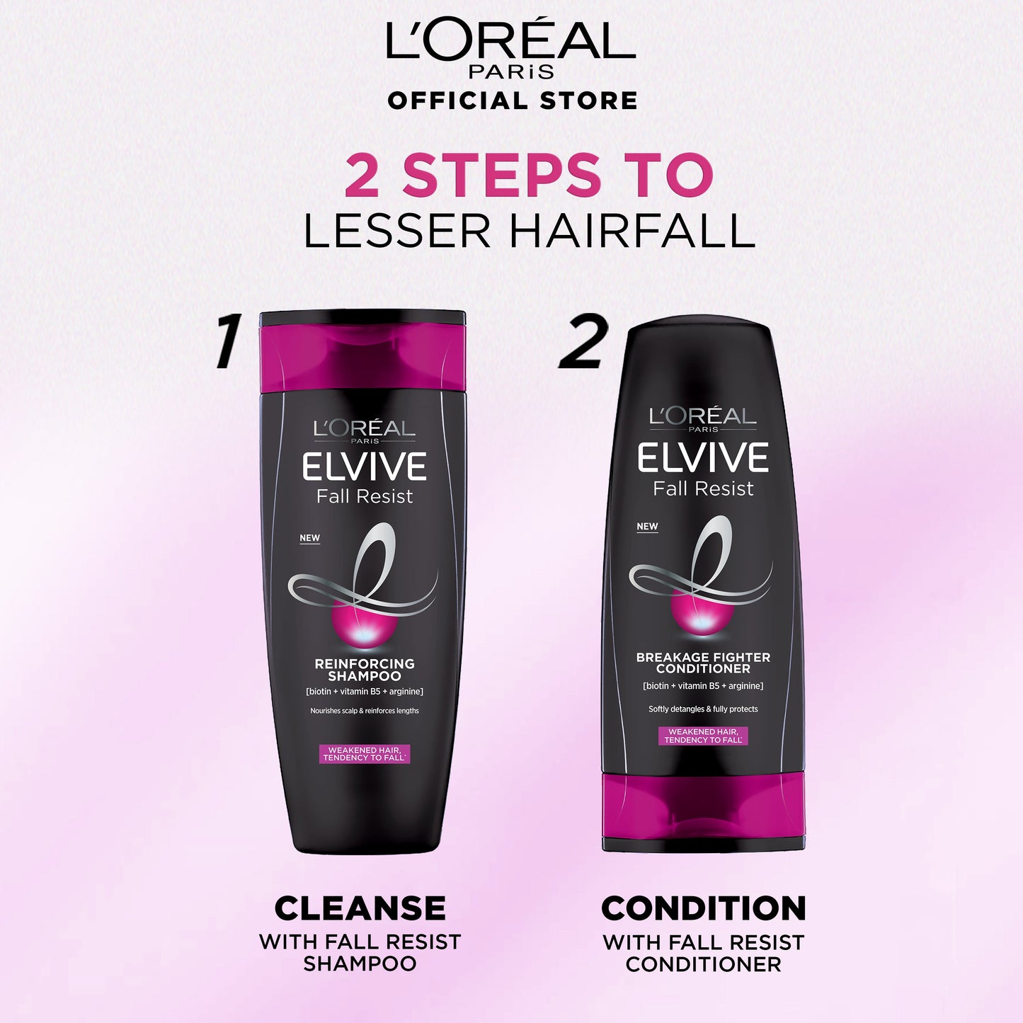 L'Oreal Paris Fall Resist Breakage Fighter Conditioner 175Ml before after skin results