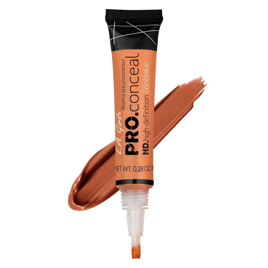 L.A Girl Pro Conceal Hd Concealer Orange Corrector jar close up