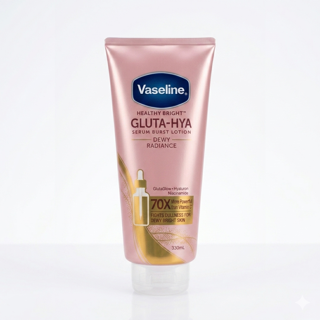 Vaseline - Dewy Radiance Gluta-HYA Lotion Serum Burst - 330ml front packaging