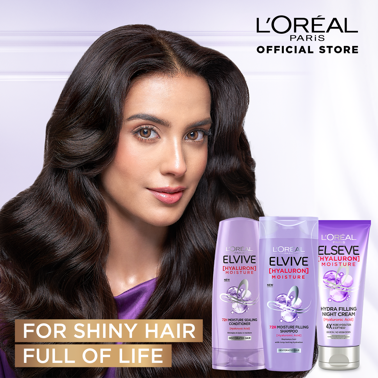 L'Oreal Paris - Elseve Hyaluron Moisture Hydra Filling Night Cream 150ml how to use steps