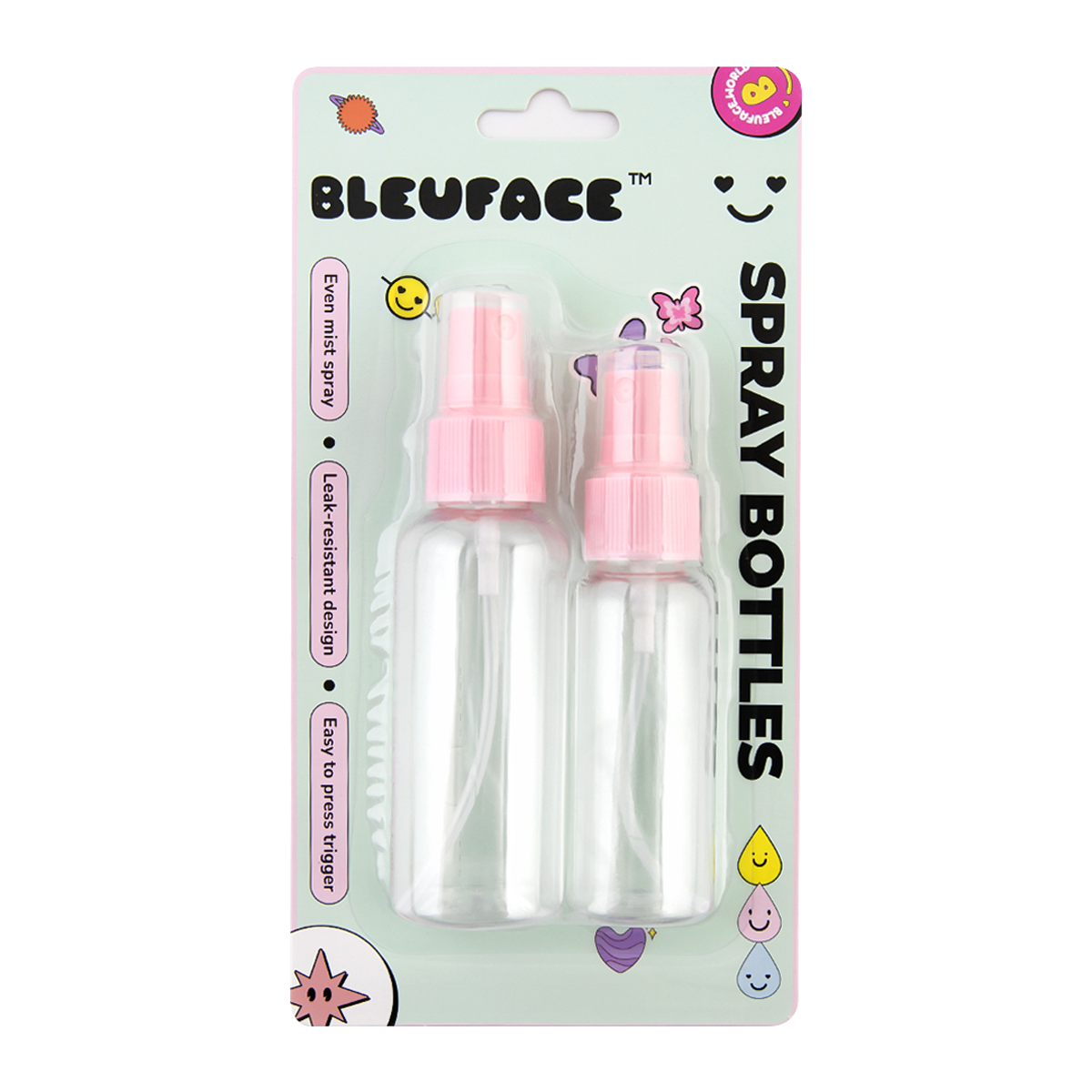 Bleuface - Spray Bottles jar close up