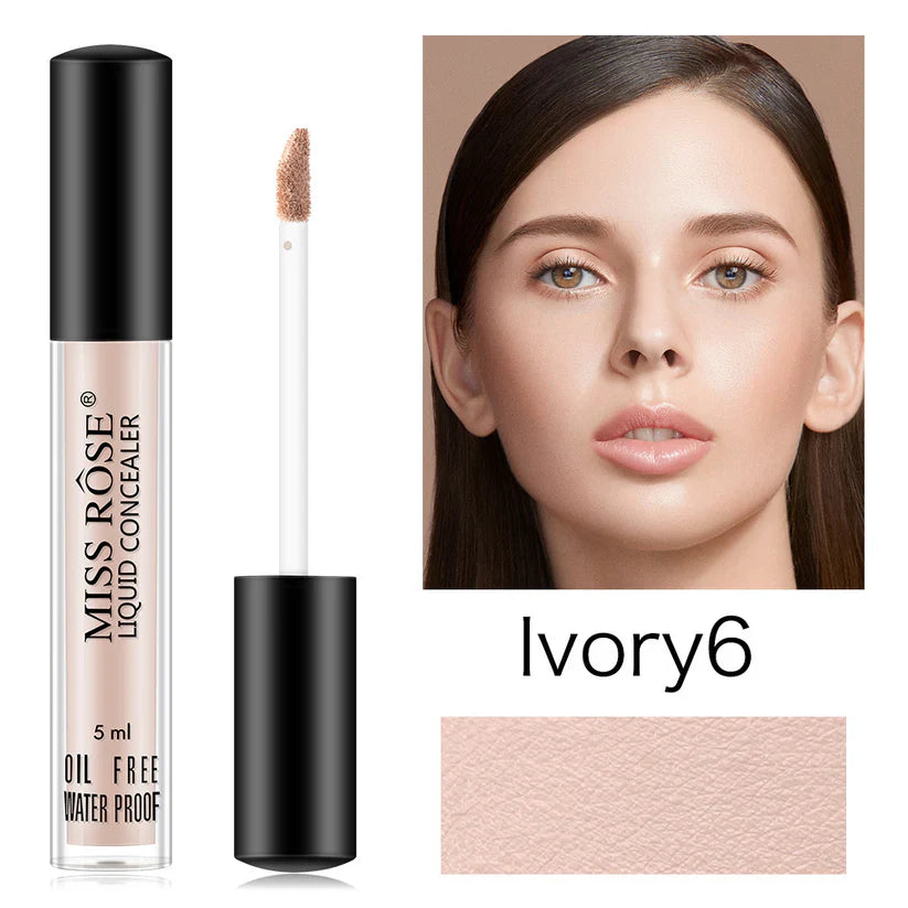 Miss Rose Liquid Concealer Oil Free - 5Ml ingredients label