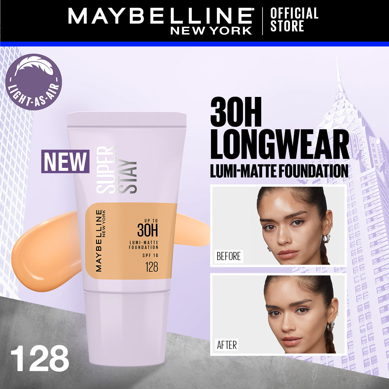 Maybelline - New York Superstay Lumi Matte Liquid Foundation 18ML image 11