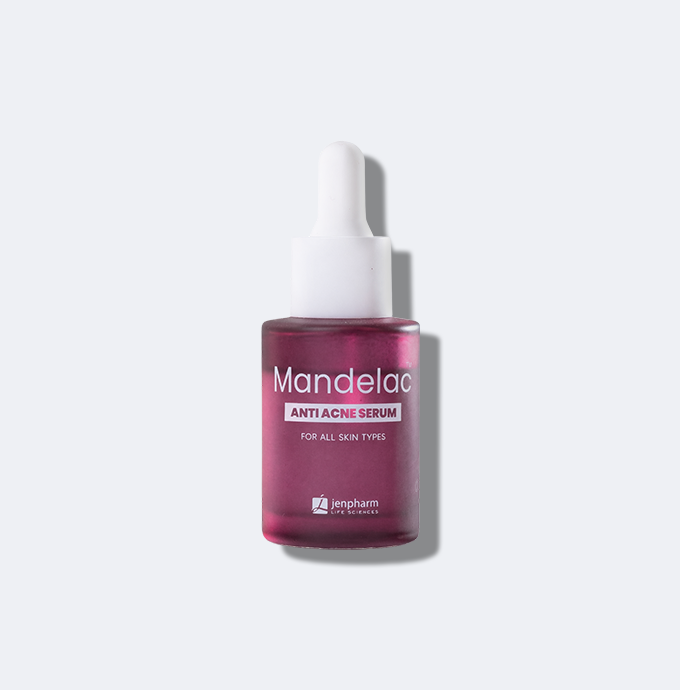 Jenpharm Mandelac Serum 3 In 1 30Ml jar close up