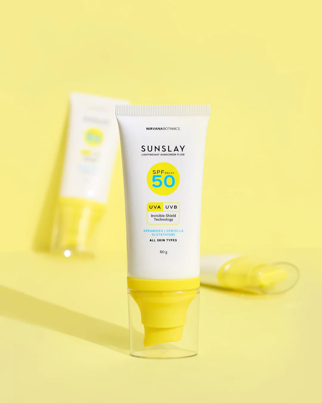 Nirvana Botanics - SunSlay Sunscreen Fluid SPF 50+++ how to use steps