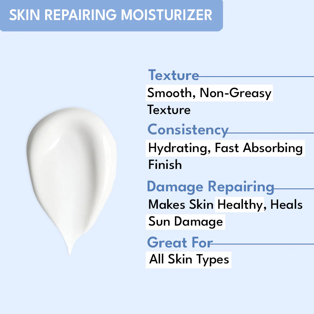 Organic Traveller - Rapid Repair: Skin Repairing Moisturiser ingredients label