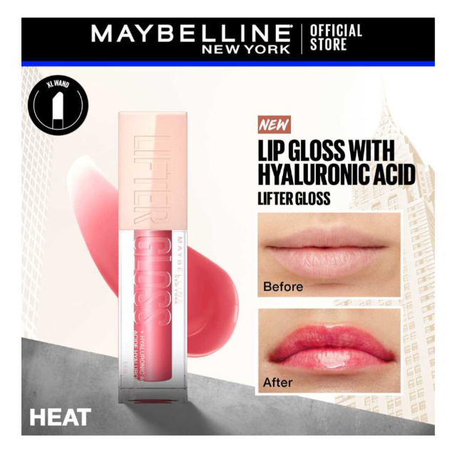  Maybelline New York Lifter Shine® Hydrating Lip Gloss With Hyaluronic Acid