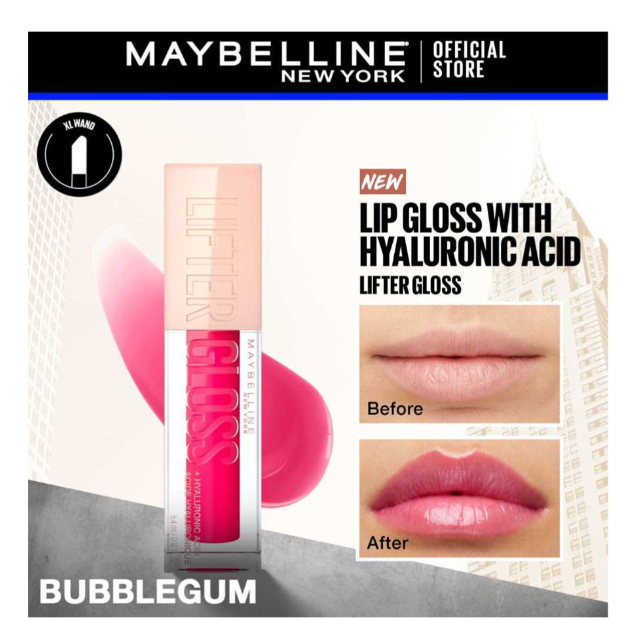  Maybelline New York Lifter Shine® Hydrating Lip Gloss With Hyaluronic Acid
