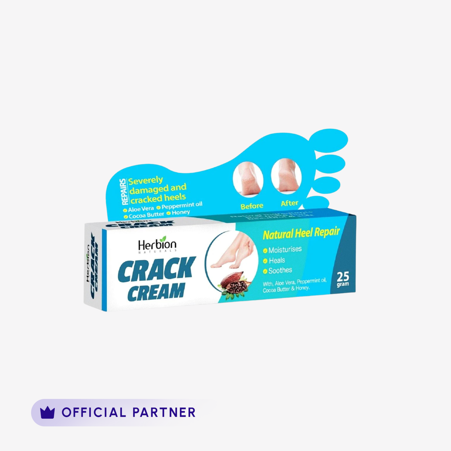 Herbion Crack Cream front packaging
