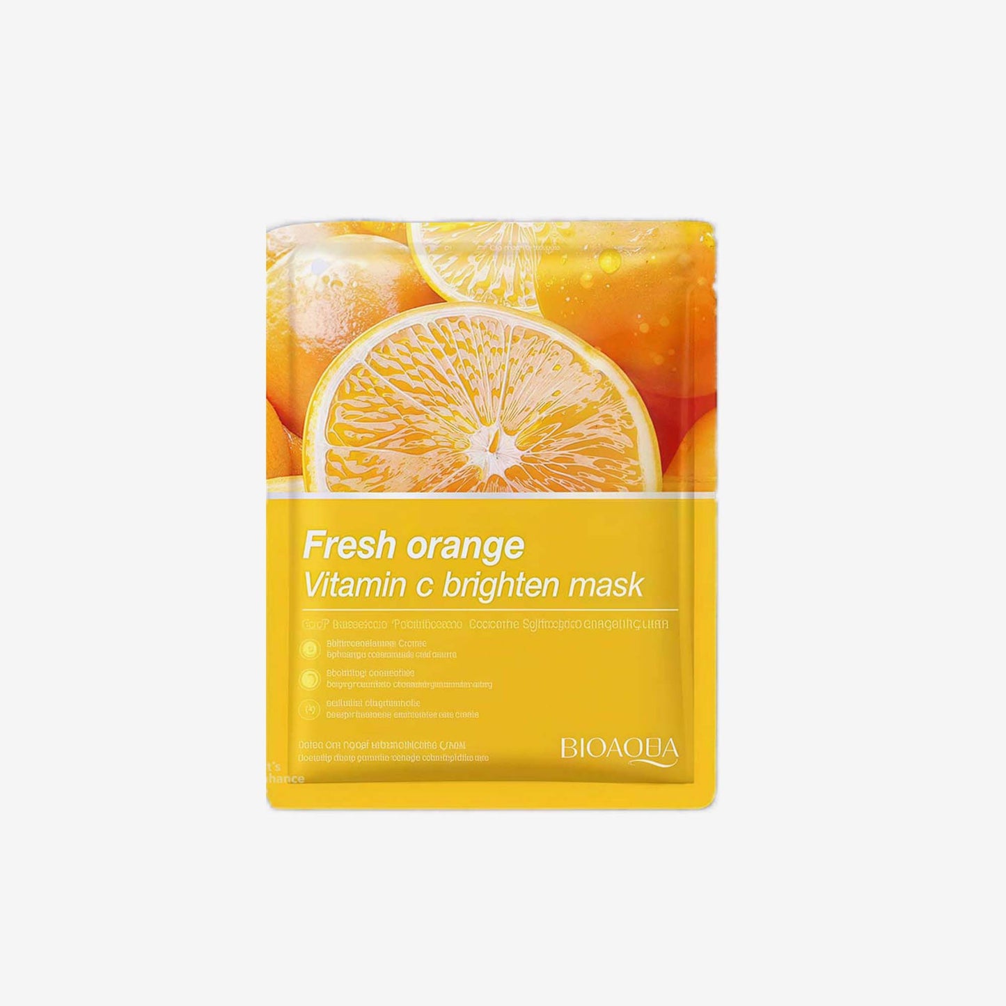 Bioaqua Fresh Orange Vitamin C Brighten Facial Mask 25G - 1 PC front packaging