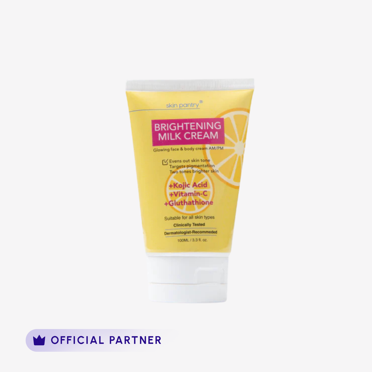 Skin Pantry - Brightening Milk Cream 100Ml front packaging