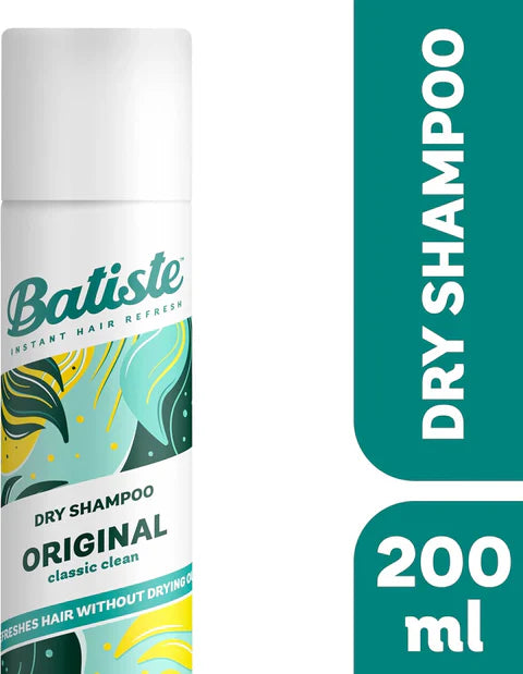 Batiste Dry Shampoo Classic Fresh Original 200Ml how to use steps