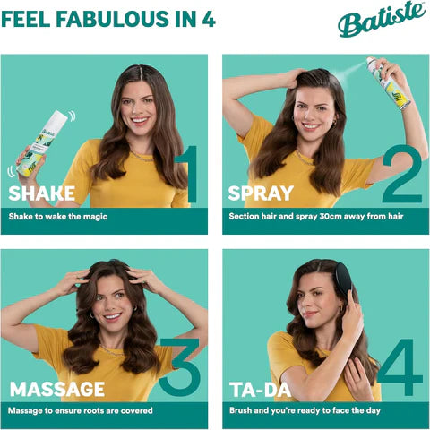 Batiste Dry Shampoo Classic Fresh Original 200Ml ingredients label