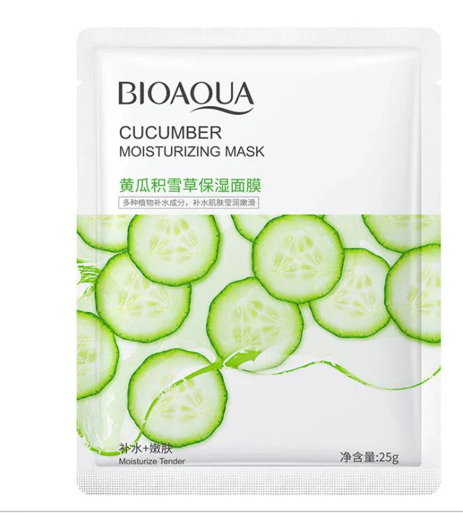 Bioaqua Cucumber Facial Mask - 1 PC front packaging