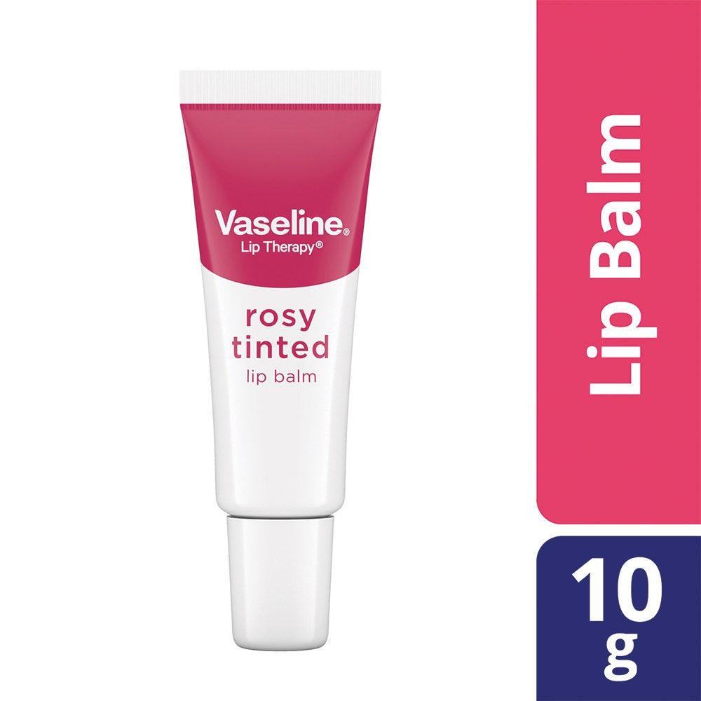 Vaseline Lip Therapy Rose Tinted Lip Balm 10Gm front packaging