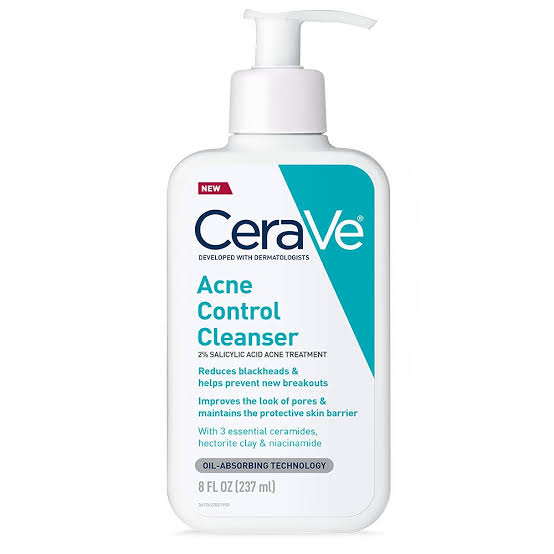 Cerave Acne Control Cleanser
2% SALICYLIC ACID ACNE TREATMENT
237ml