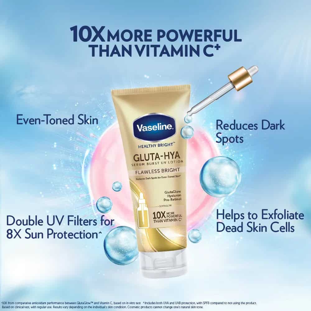 Vaseline - Gluta-HYA Lotion Flawless Bright - 330ml jar close up