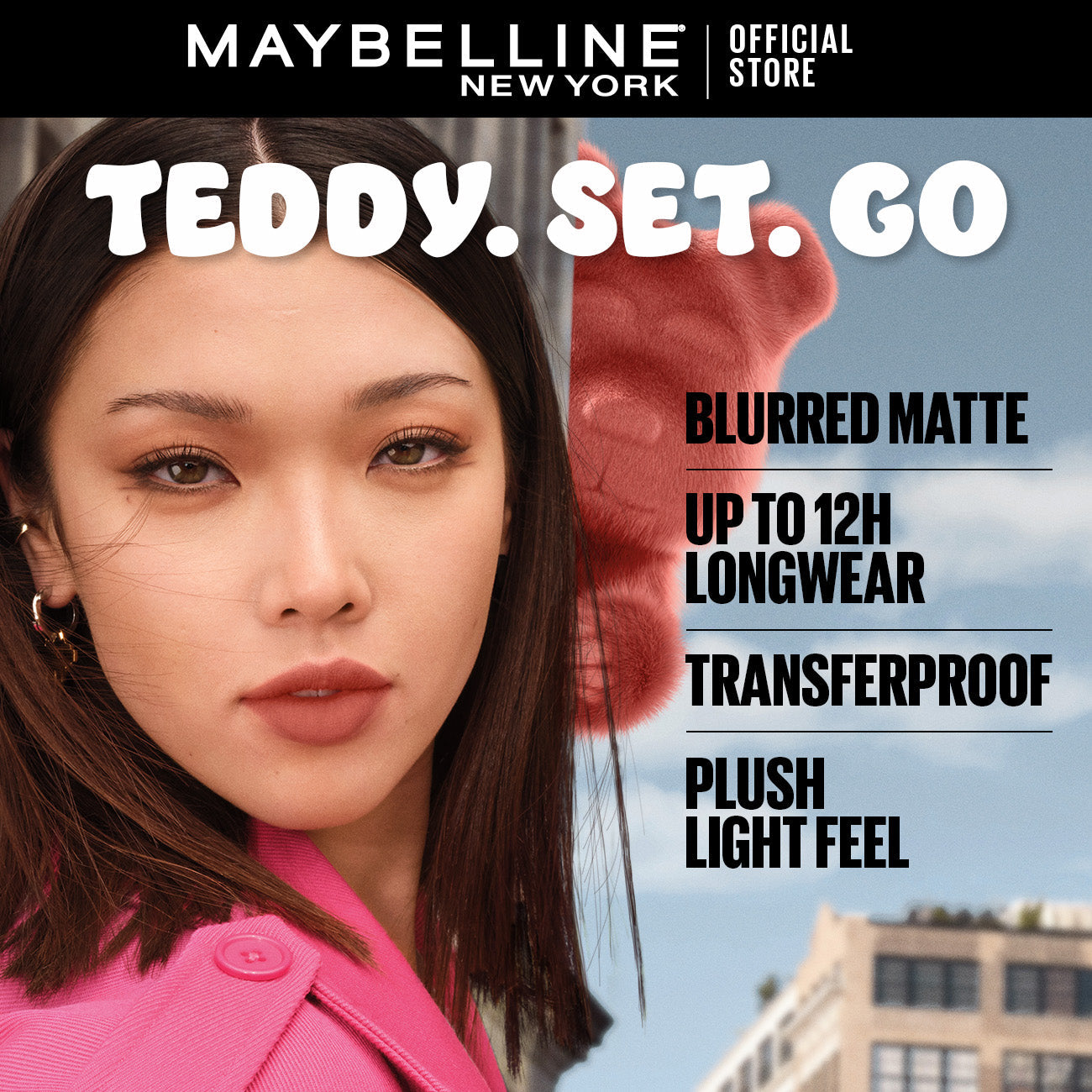 Maybelline New York's Super Stay Teddy Tintâ„¢: The 12-Hour Liquid Lip Tint!