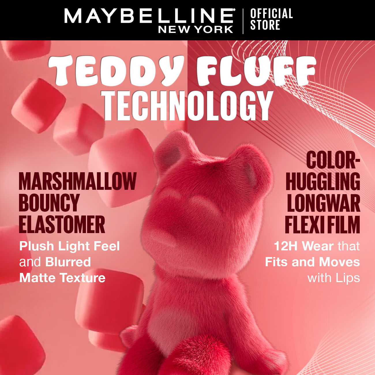 Maybelline New York's Super Stay Teddy Tintâ„¢: The 12-Hour Liquid Lip Tint!