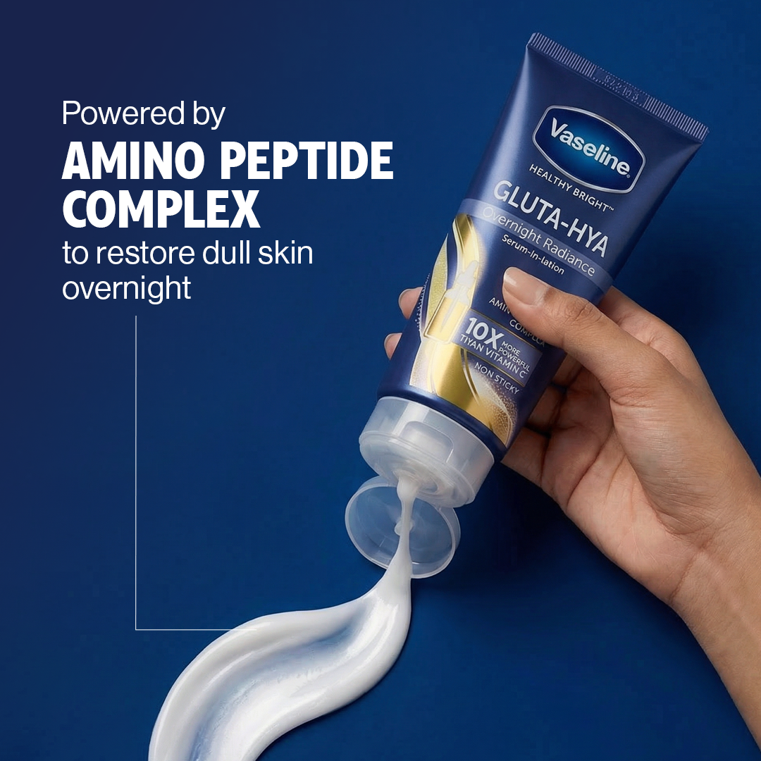 Vaseline - Gluta Hya Overnight Radiance Repair - 70ml ingredients label