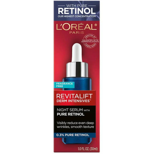 L'OREAL Night Serum, 0.3% Pure Retinol