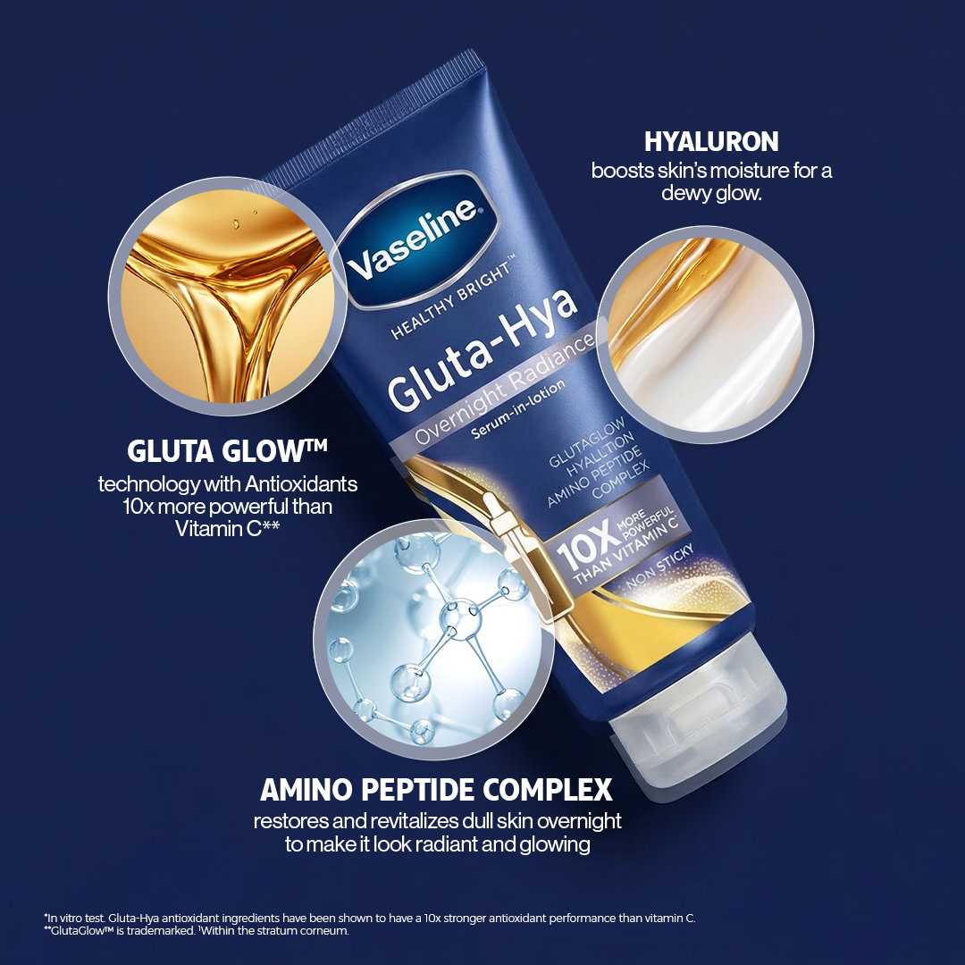 Vaseline - Gluta Hya Overnight Radiance Repair - 70ml Korean skincare Pakistan