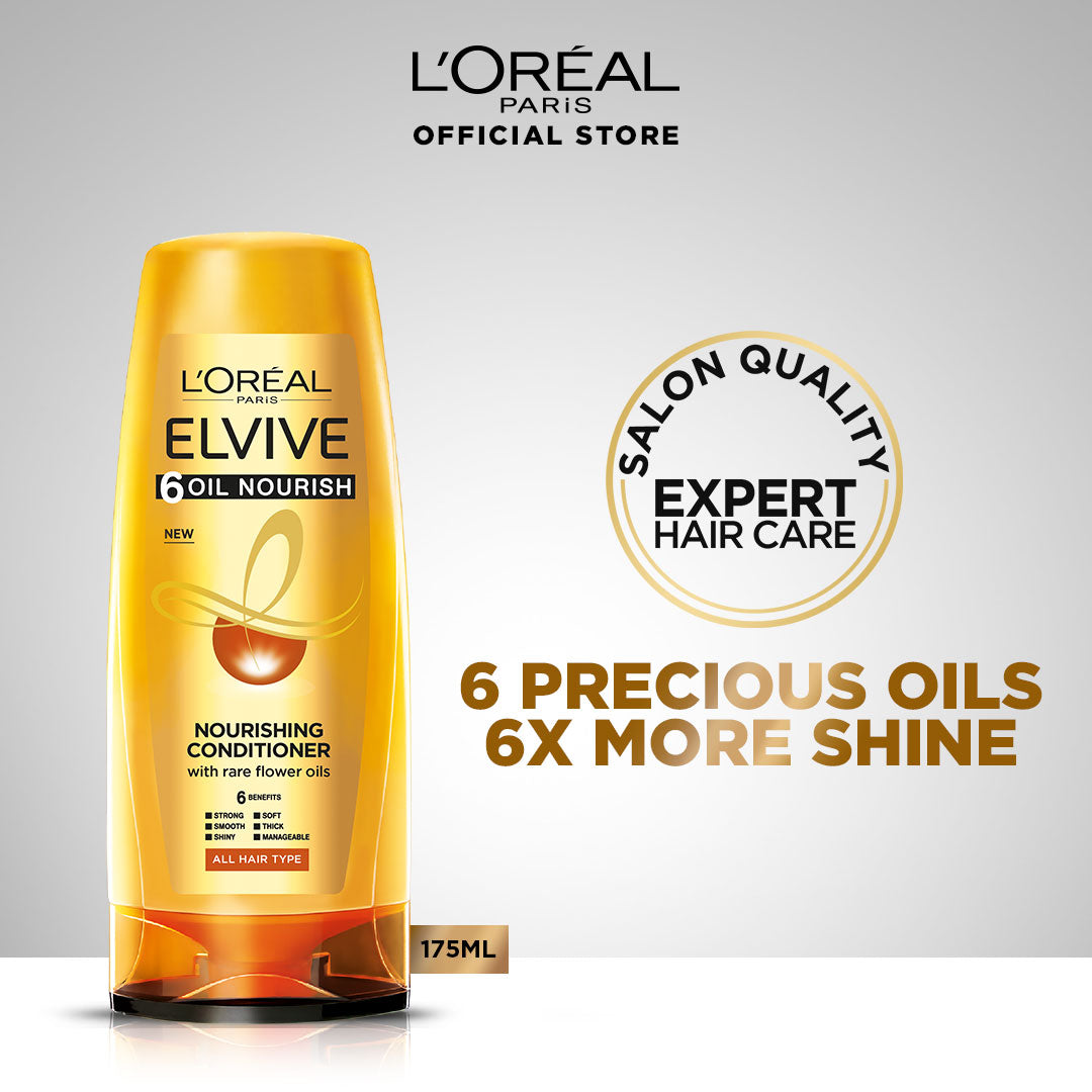 L'Oreal Paris 6 Oil Nourish Conditioner 175Ml jar close up