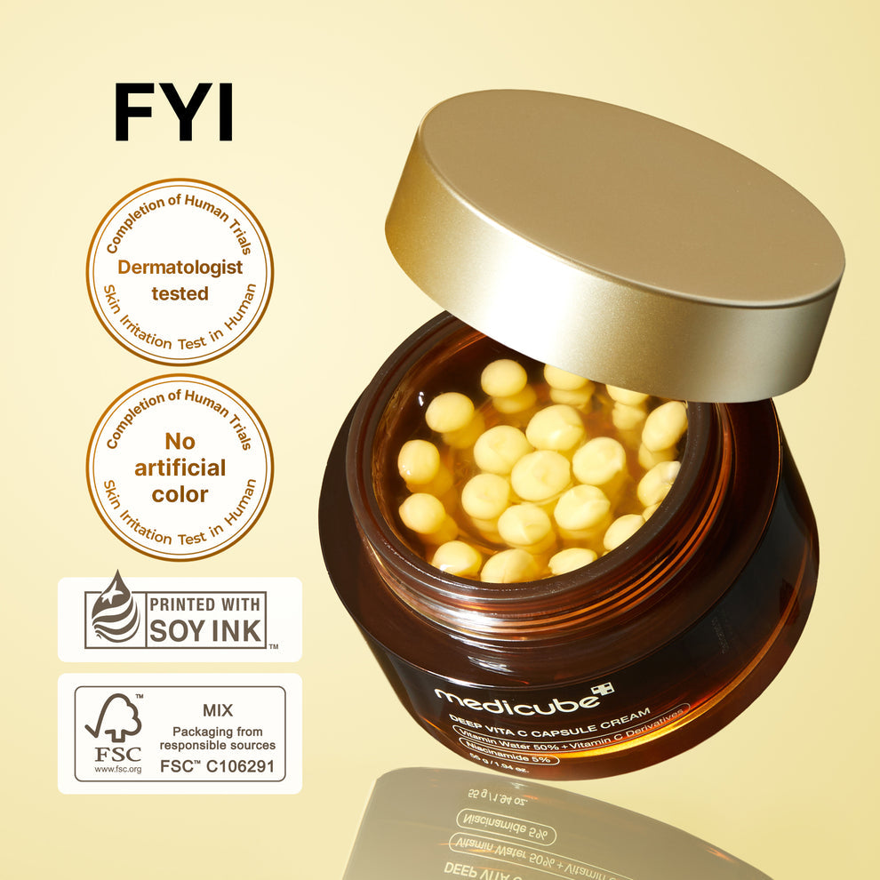 Medicube - Deep Vitamin C Capsule Cream 55g ingredients label