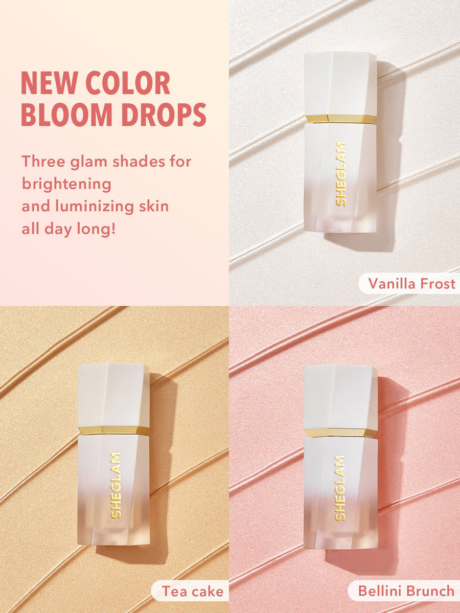 Sheglam Glow Bloom Liquid Highlighter - Tea Cake