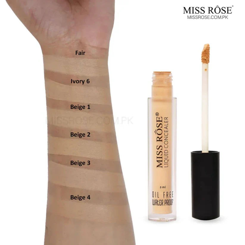 Miss Rose Liquid Concealer Oil Free - 5Ml jar close up