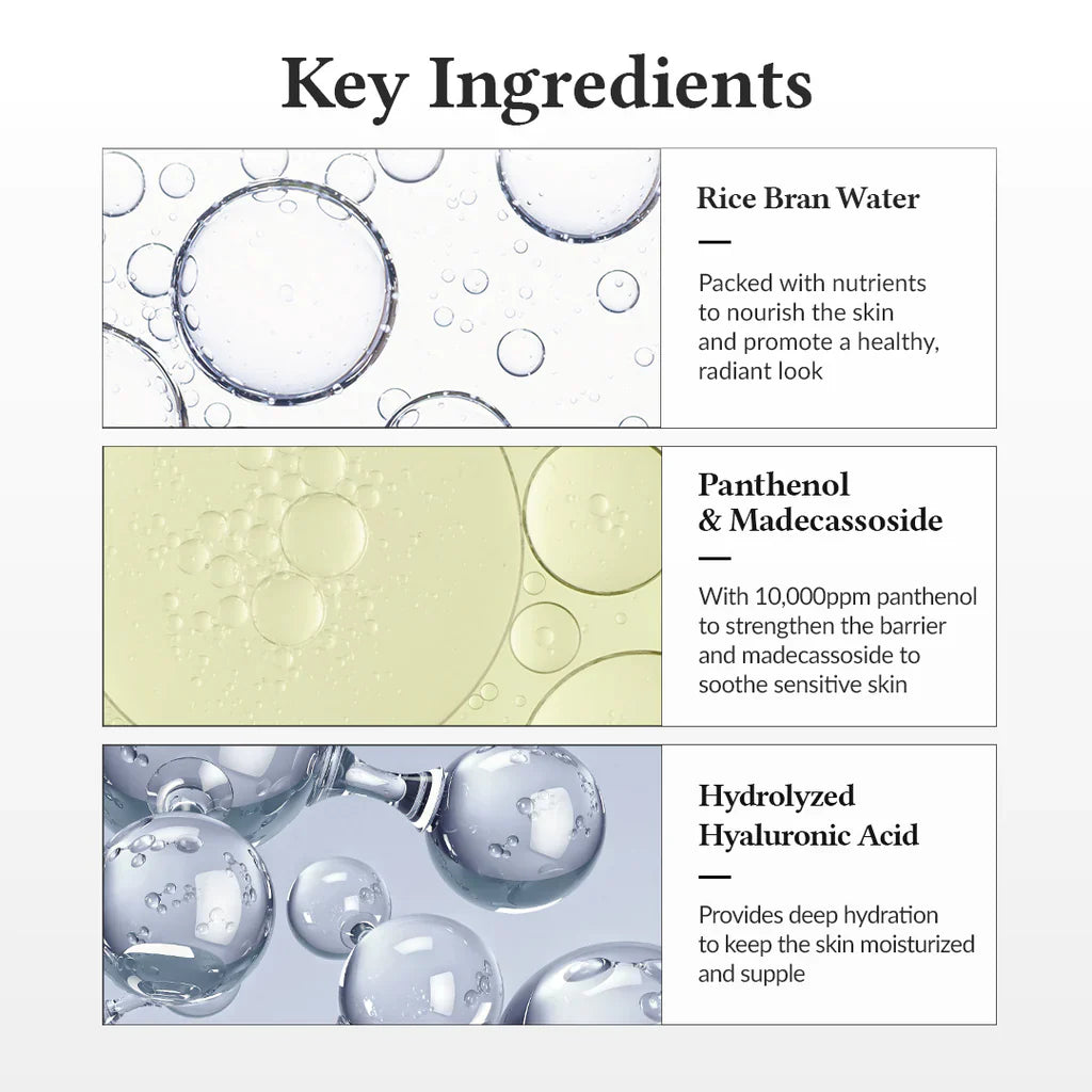Dr. Althea - 345 Relief Cream Mist 100ml ingredients label