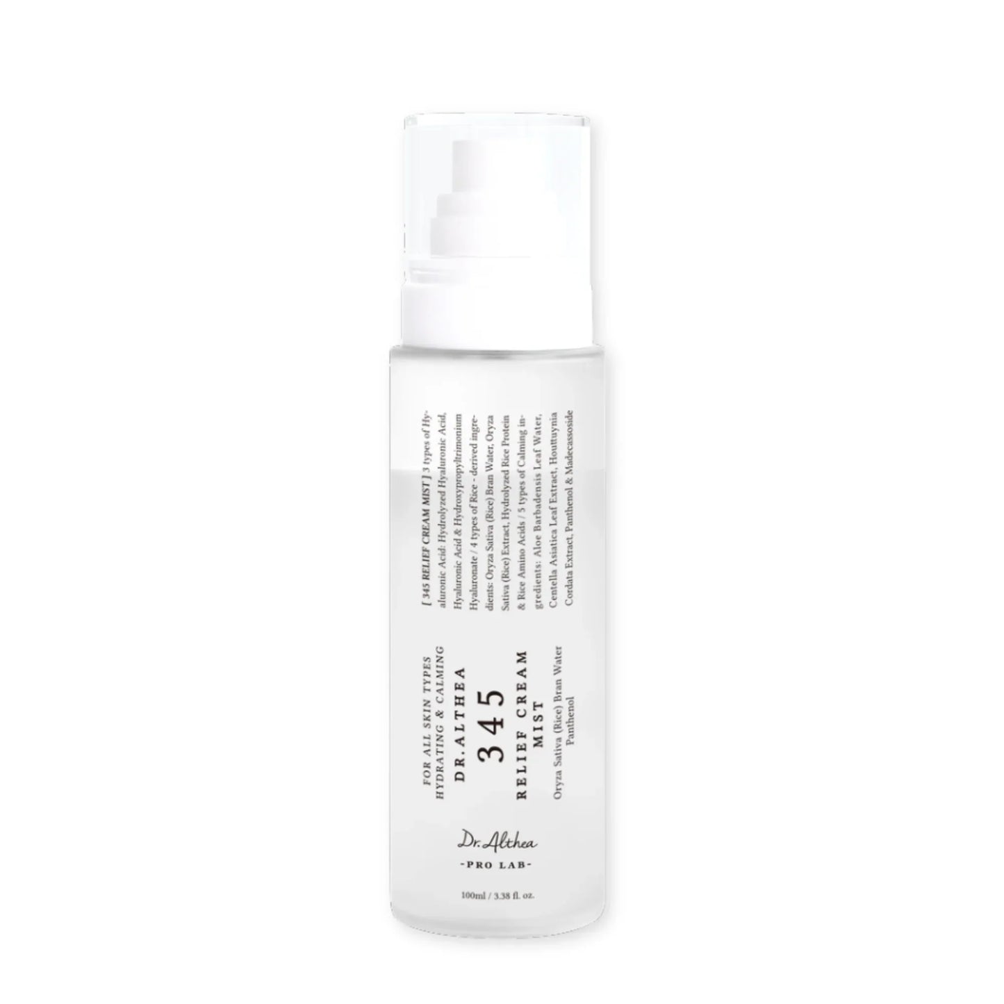 Dr. Althea - 345 Relief Cream Mist 100ml front packaging