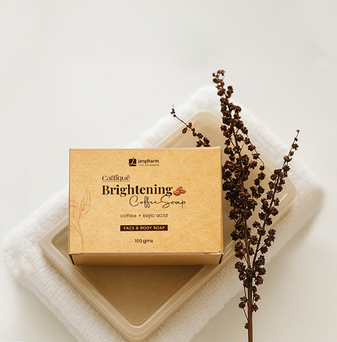 Jenpharm - Brightening Coffee Soap texture gel cream