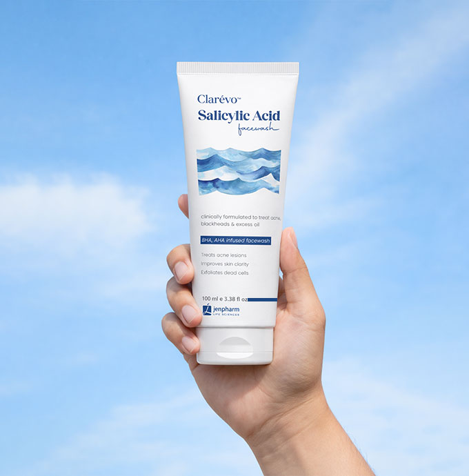 Jenpharm - Salicylic Acid Face Wash ingredients label