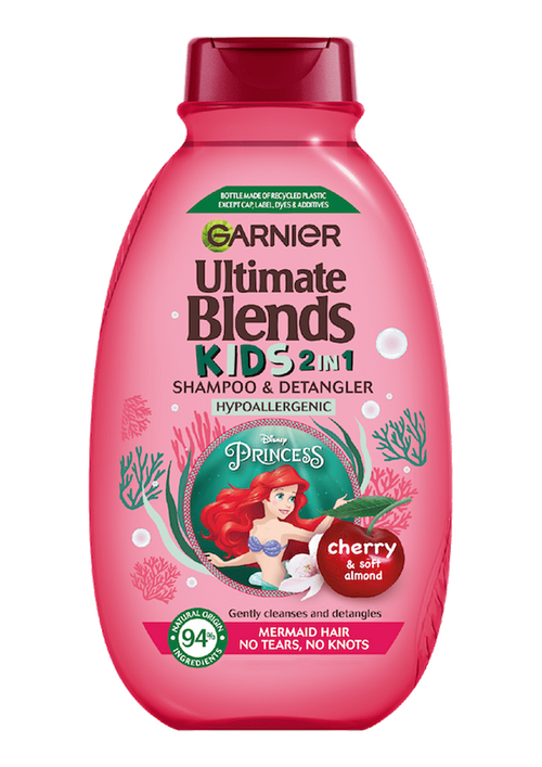 GARNIER ULTIMATE BLENDS KIDS
Cherry Detangling Shampoo 250ml