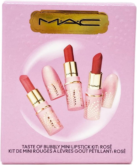 MAC Limited Edition Bubbles & Bows Taste of Bubbly Mini Lipstick Kit: Rose