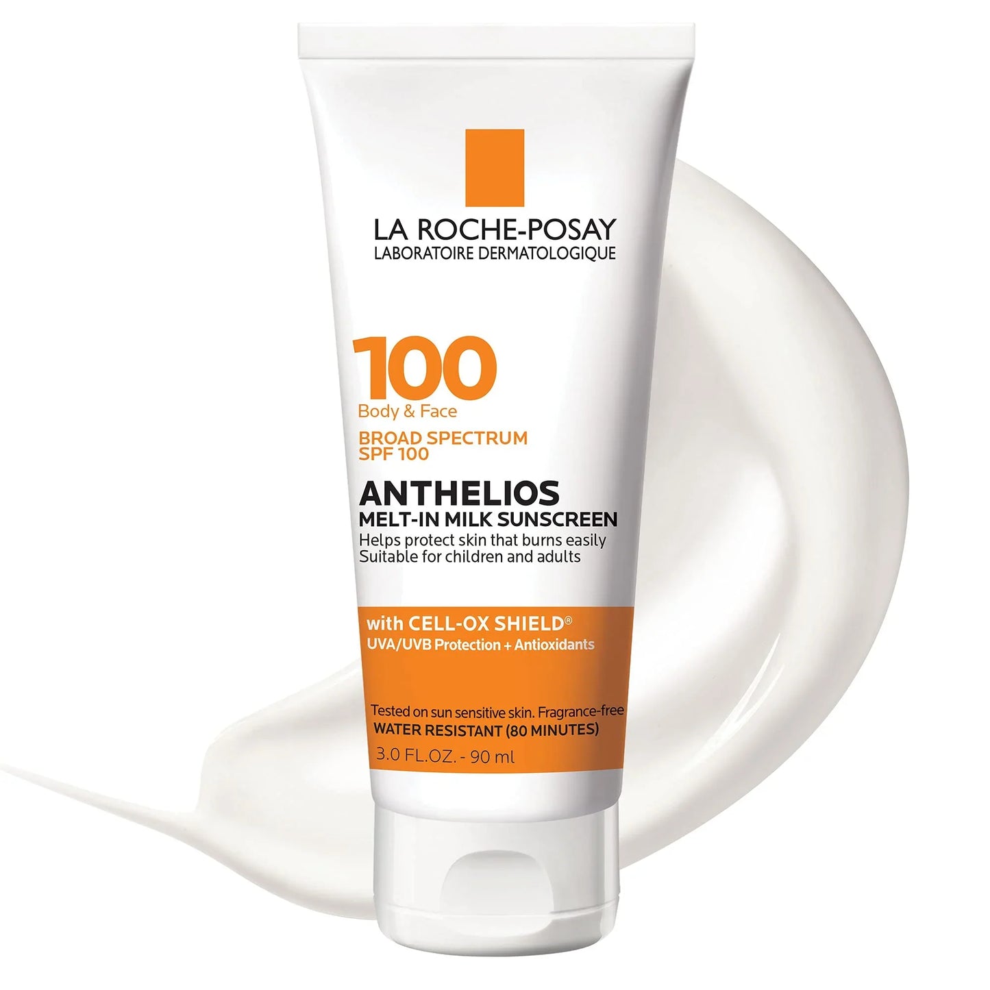 Anthelios Melt-In Milk Sunscreen For Face & Body SPF 100 (90ml)