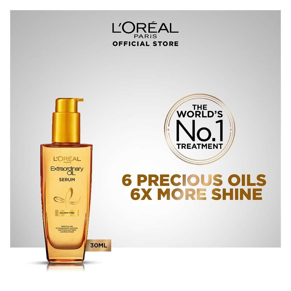 L'Oreal Paris Elvive Extraordinary Oil Serum 30Ml front packaging