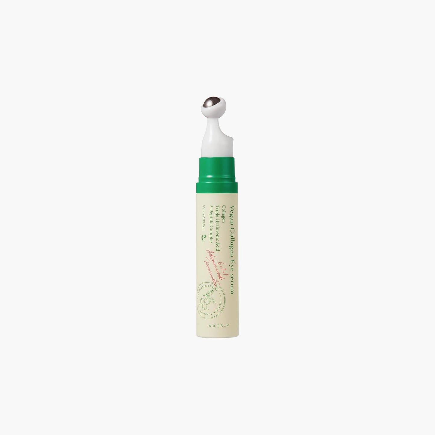 Axis-Y Vegan Collagen Eye Serum 10ml jar close up