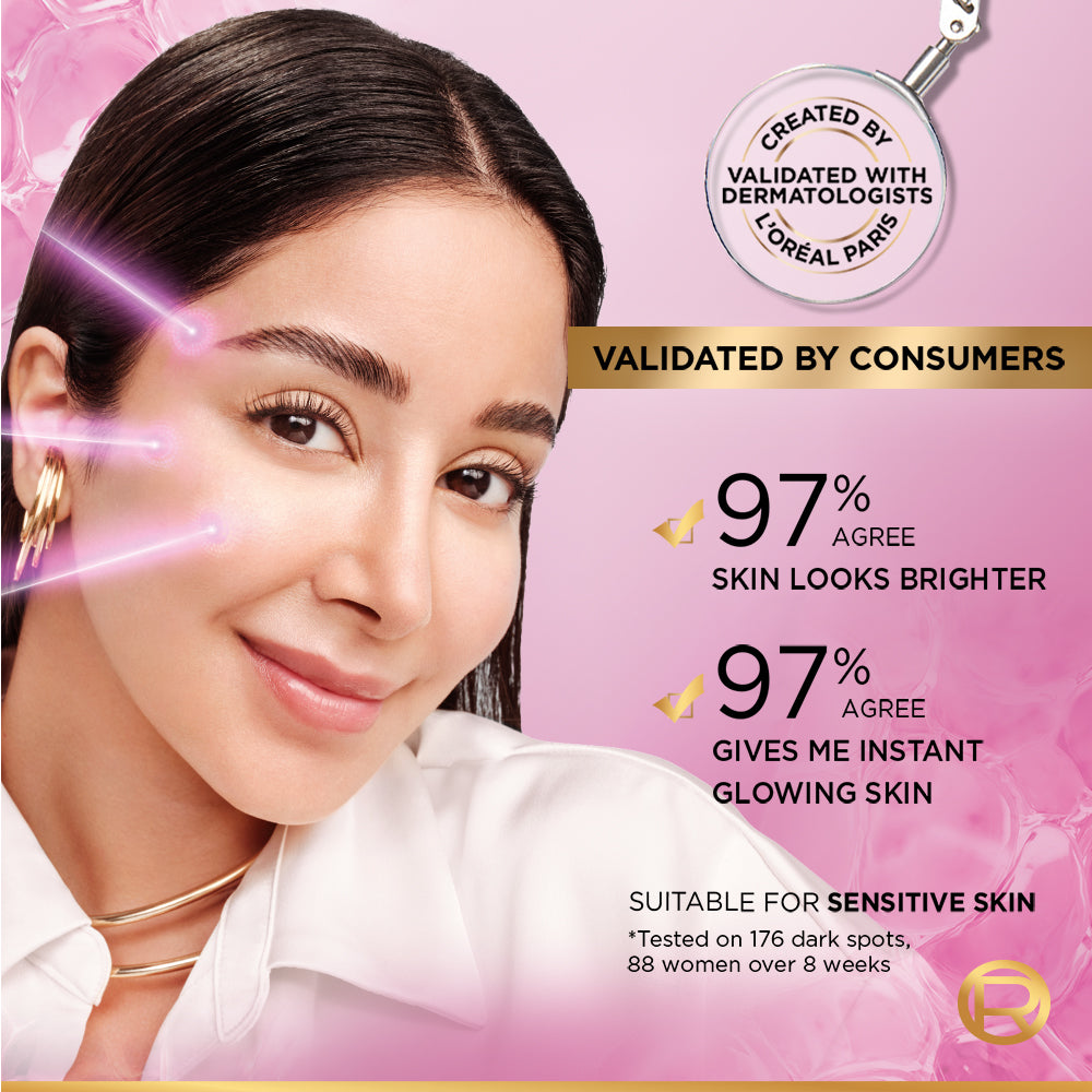 L’Oréal Paris - Glycolic Bright Melasyl Anti Dark Spot Serum texture gel cream