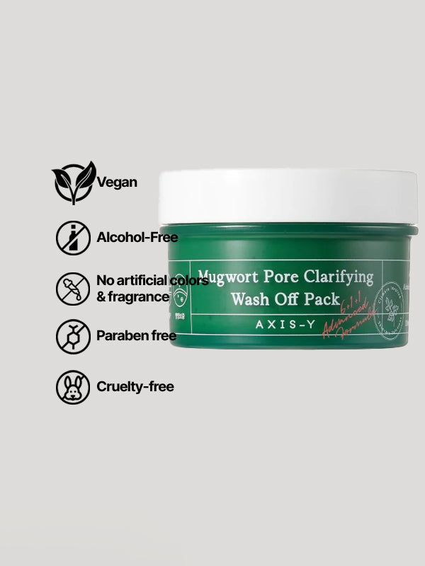 AXIS-Y Mugwort Pore Clarifying Wash Off Pack 100ml