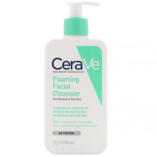 CeraVe Foaming Facial Cleanser For Normal To Oily Skin 355 ml