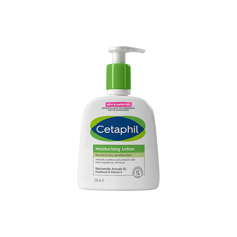 CETAPHIL MOISTURIZING LOTION DRY TO NORMAL, SENSITIVE SKIN (FACE/BODY) 236ml