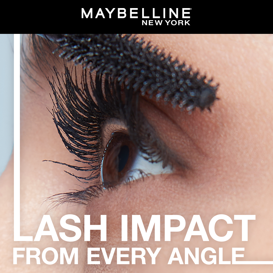 Maybelline New York Lash Sensational Waterproof Sky High Mascara for Limitless Length before after skin results